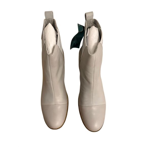 🟢Brand New Toms Glacier Grey Leather Esme Ankle Boots Size 9.5 - Picture 4 of 13